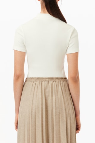 Polo slim en coton biologique - Blanc