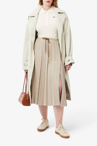 Polo slim en coton biologique - Blanc