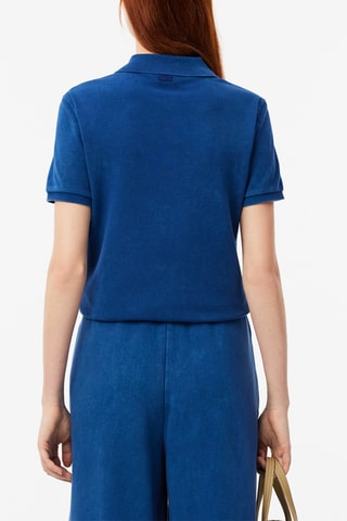 Polo slim - Bleu cobalt