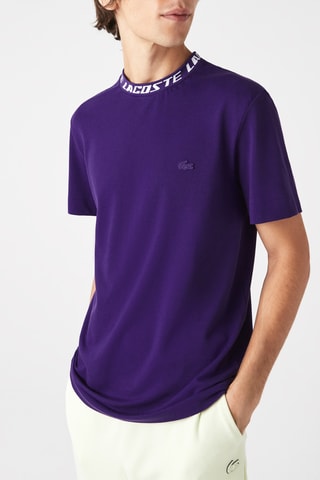 T-shirt regular en coton biologique - Violet