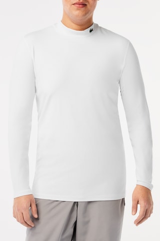 T-shirt tight Lacoste Tennis - Blanc