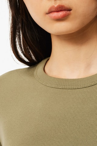 T-shirt en coton biologique - Kaki