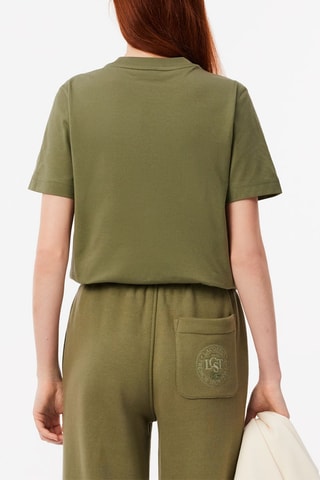 T-shirt en coton biologique - Kaki