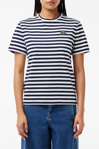 T-shirt - Bleu marine et blanc