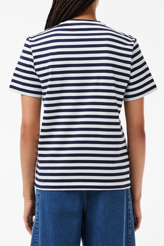 T-shirt - Bleu marine et blanc