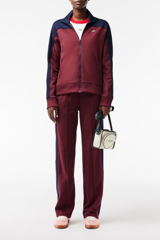 Sweat en coton biologique - Bordeaux et bleu marine