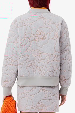 Sweat réversible - Gris chiné et orange