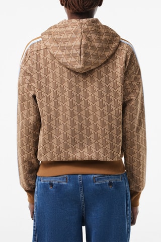 Sweat à capuche - Marron et marron clair