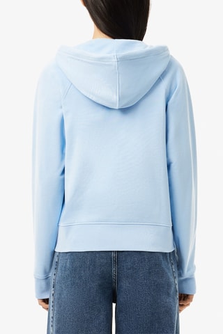 Sweat à capuche en coton biologique - Ciel