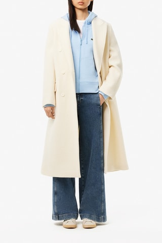 Sweat à capuche en coton biologique - Ciel