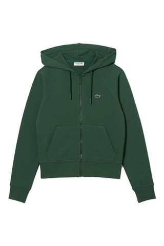 Sweat regular en coton biologique - Vert foncé