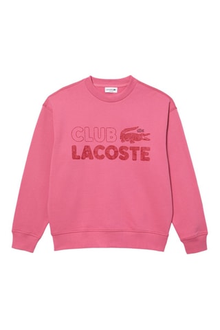 Sweat loose en coton biologique - Rose