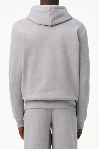 Sweat classic fit à capuche - Gris chiné