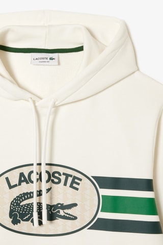 Sweat loose à capuche - Ecru