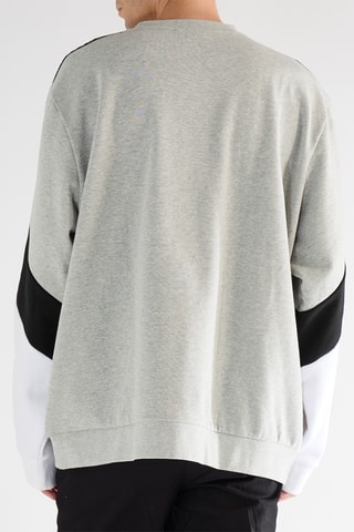 Sweat - Gris chiné et noir