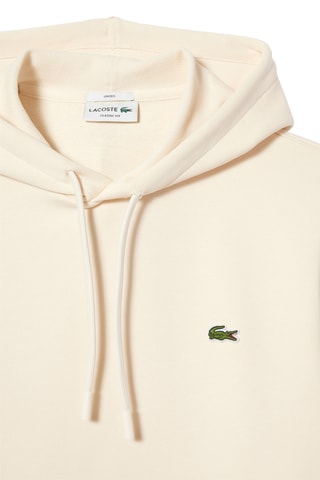 Sweat à capuche en coton biologique - Ecru