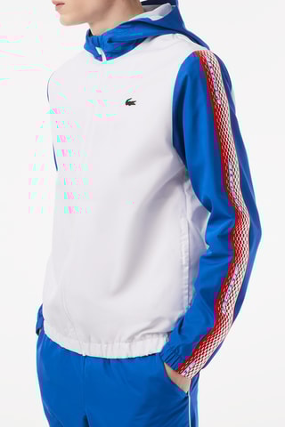 Veste à capuche et jogging regular - Blanc et bleu roi