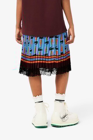 Jupe plissée - Bleu clair