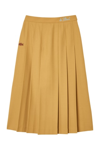 Jupe plissée - Camel