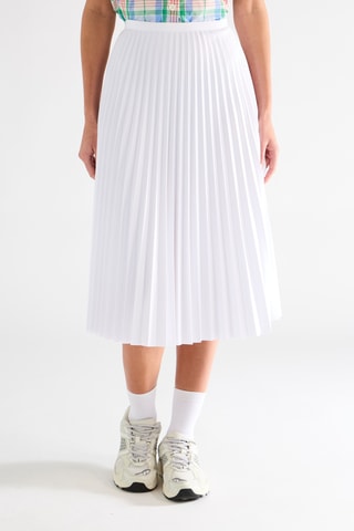 Jupe plissée - Blanc