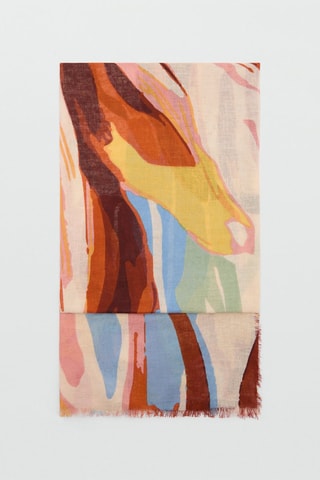 Foulard imprimé - Orange