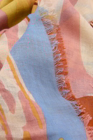 Foulard imprimé - Orange