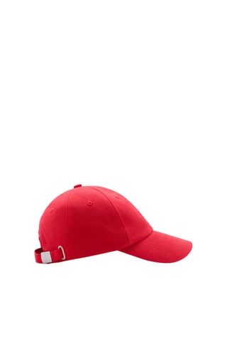 Casquette message brodé - Rouge