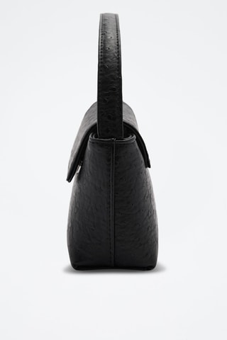 Sac à rabat chaîne - Noir