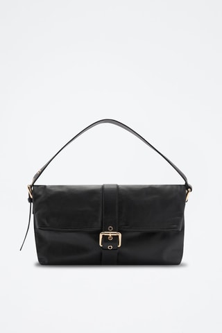 Sac cuir boucle - Noir