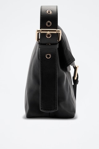 Sac cuir boucle - Noir