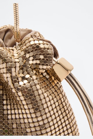 Sac porté main paillettes - Doré