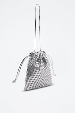 Sac porté main paillettes - Argenté