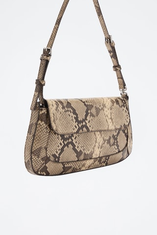 Sac porté épaule rabat - Beige