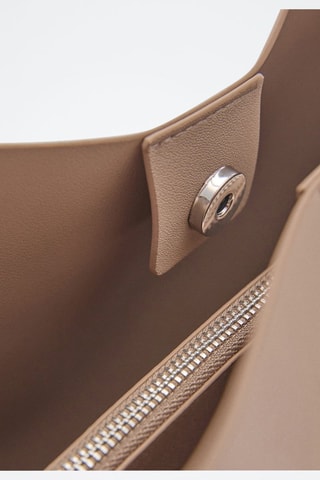 Sac cabas détail boucle - Beige