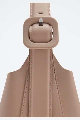 Sac cabas détail boucle - Beige