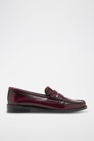 Mocassins cuir - Bordeaux