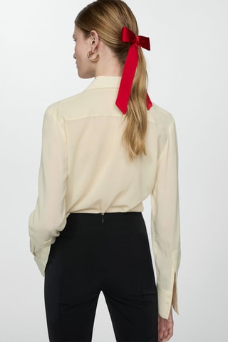 Barrette nœud - Rouge