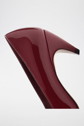 Chaussures vernies à talon - Rouge