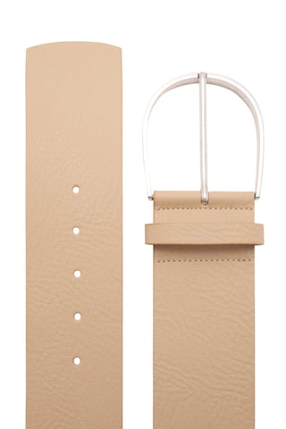 Ceinture large cuir - Sable