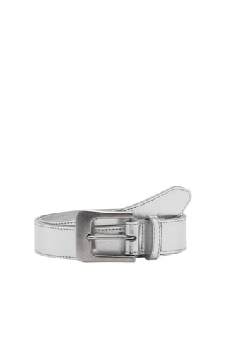 Ceinture boucle carrée - Argenté