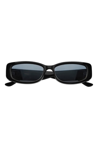 Lunettes de soleil rectangulaires - Noir