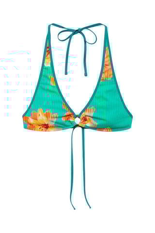 Haut bikini anneau décoratif - Vert