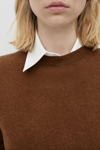 Pull-over 100 % cachemire - Marron