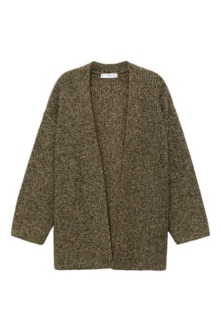 Cardigan maille oversize - Vert