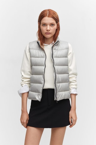 Gilet matelassé ultraléger Argenté