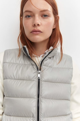 Gilet matelassé ultraléger Argenté