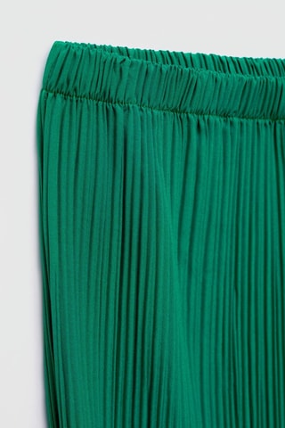 Pantalon plissé fluide - Vert