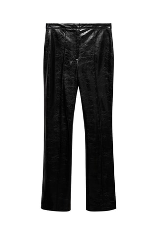 Pantalon skinny similicuir - Noir