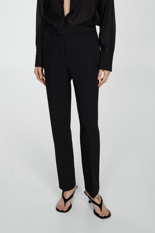 Pantalon droit costume - Noir