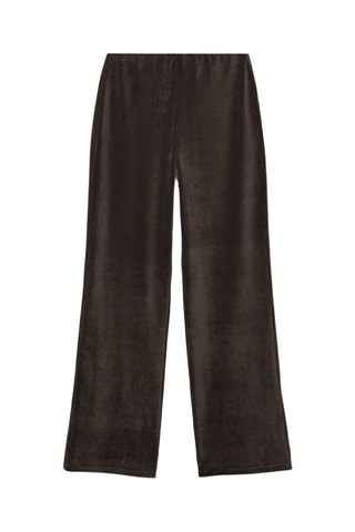 Pantalon droit velours côtelé - Kaki